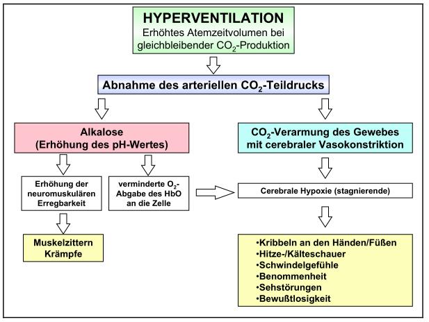 Abb. 2.9 - Hyperventilation - Verhütung - Behandlung - Ursachen - Symptome